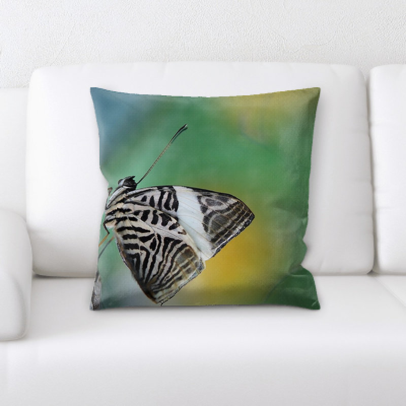 Coussin décoratif papillon