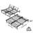 Redlife Adjustable Bed Frame Queen, Electric Bed Frame Easy Assembly, Split Bed Frame For Adjustable Base, Reclining Bed With Quiet Motor, Wireless Remote Control, Frame Only & No Mattress