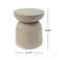 Table d'appoint pour l'extérieur, table d'appoint et table d'appoint Mgo