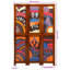 105cm W x 160cm H 3 - Panel Solid Wood Folding Room Divider