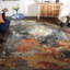 Aurora Drift Hand Knotted Abstract Area Rug-977913667