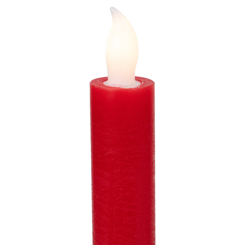 Bougie sans flamme et sans parfum, Rouge