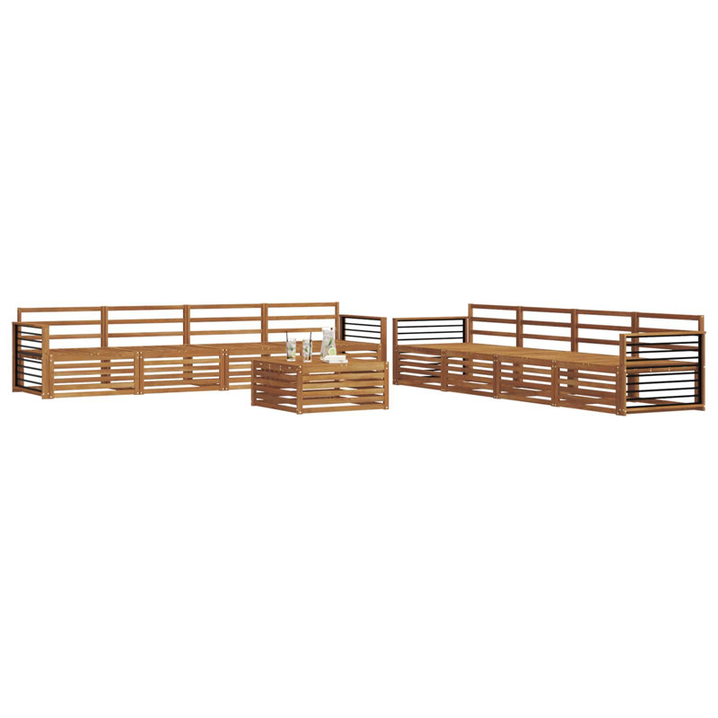329cm Wide Patio Sectional Set