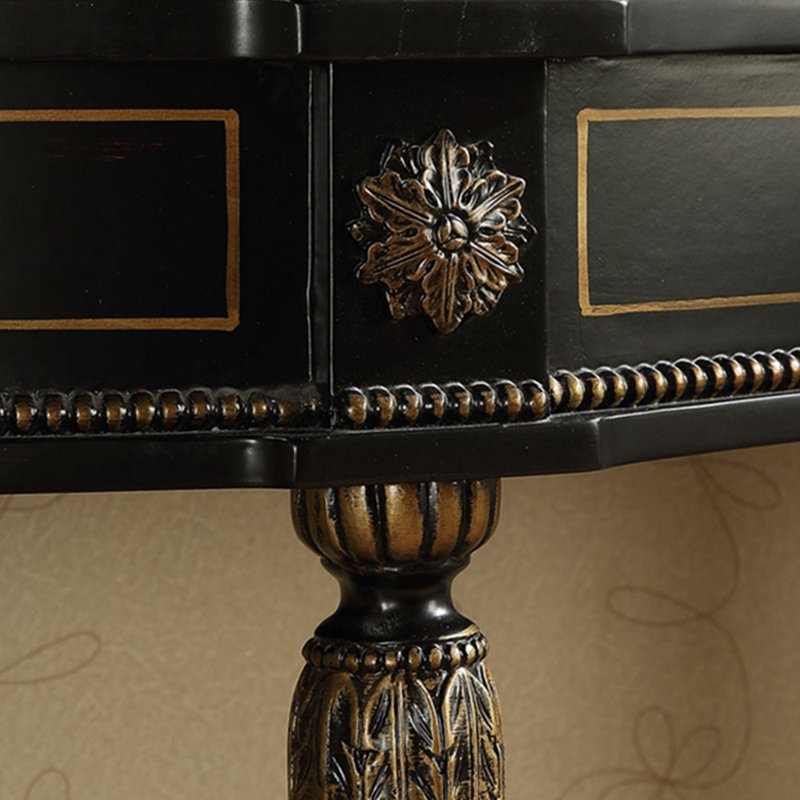 Console rétro de style français, Noir