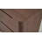 Kirsty Solid Wood 2 Drawer Nightstand Brown
