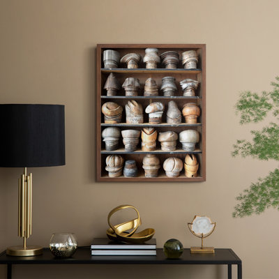 IgnatiussHatBlocksI Framed Print - Solid Wood