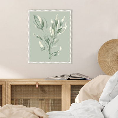 " Tonal Green Ferns II " by Elizabeth Medley