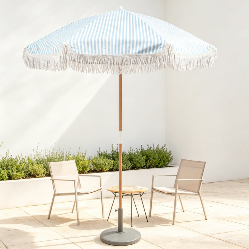 Parasol, Pastel Blue Stripe