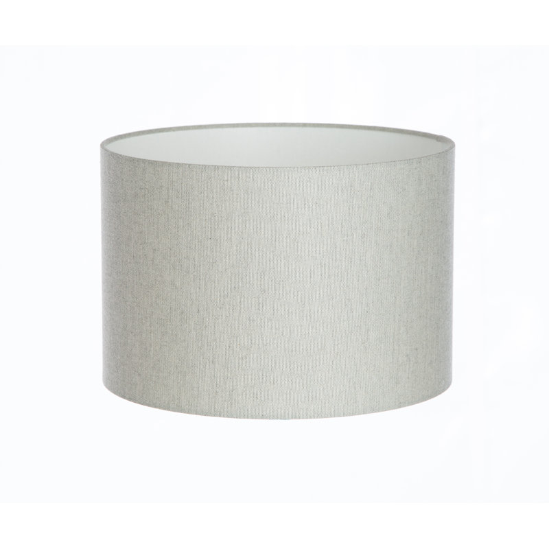 Linen Drum Lamp Shade ( Screw On ), Natural Linen, 30cm H x 30cm W x 30cm D
