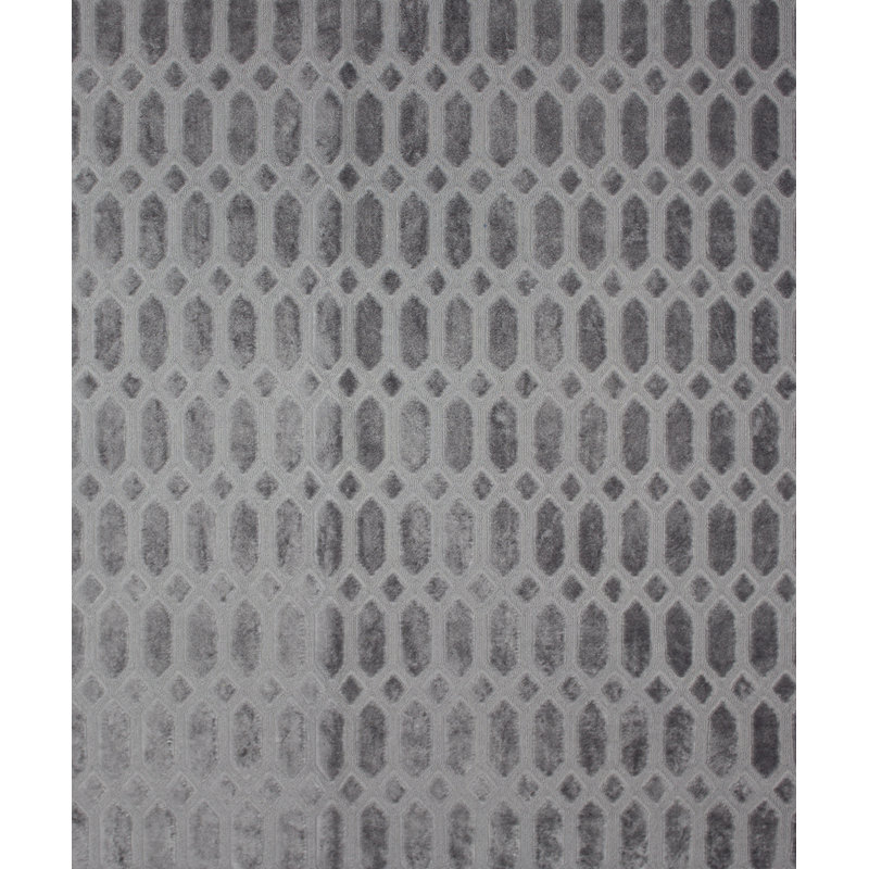Zinnia Fabric, Gray