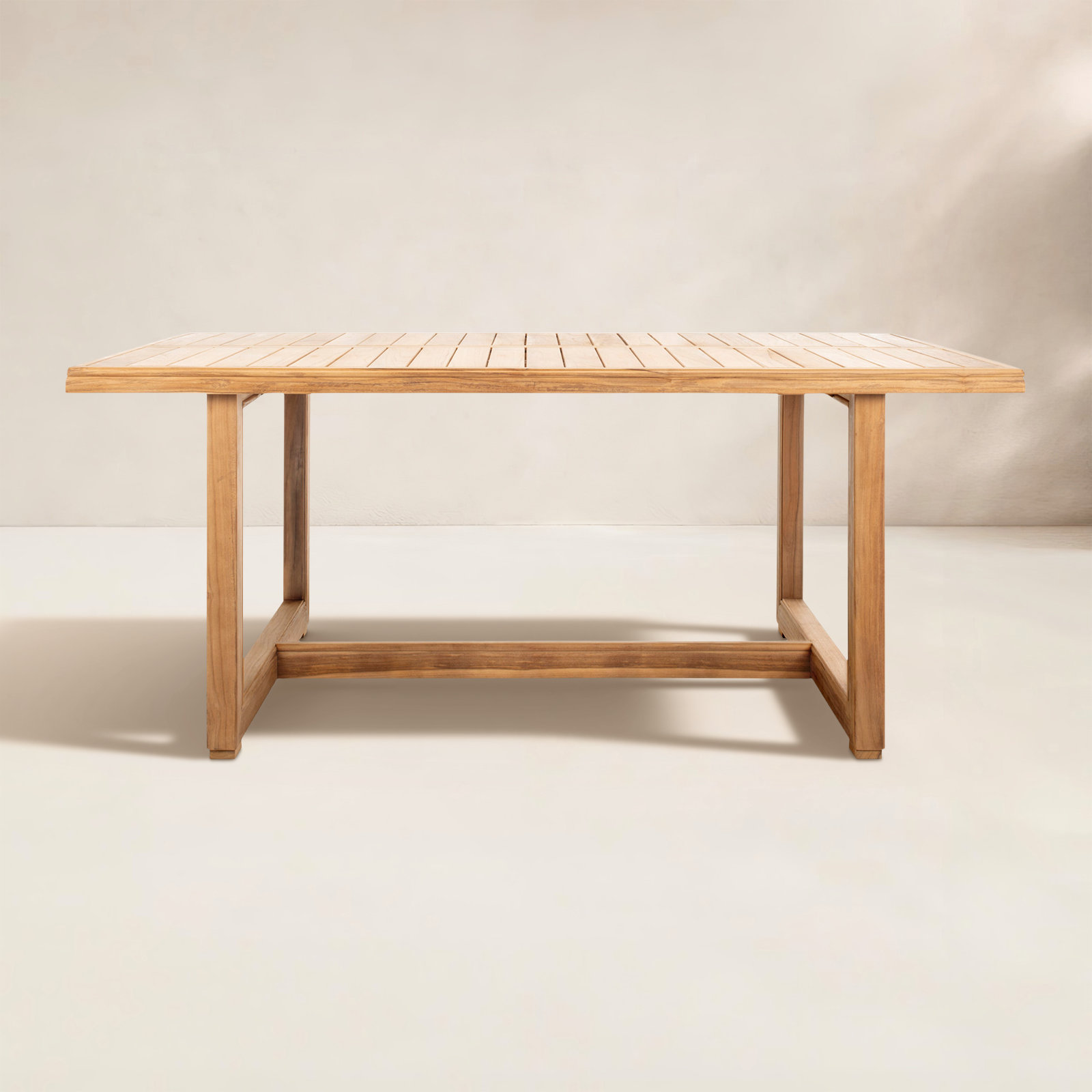 Melrose 71" Teak Patio Dining Table