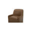 Maisie Rolling Dining Chair Tan Leather