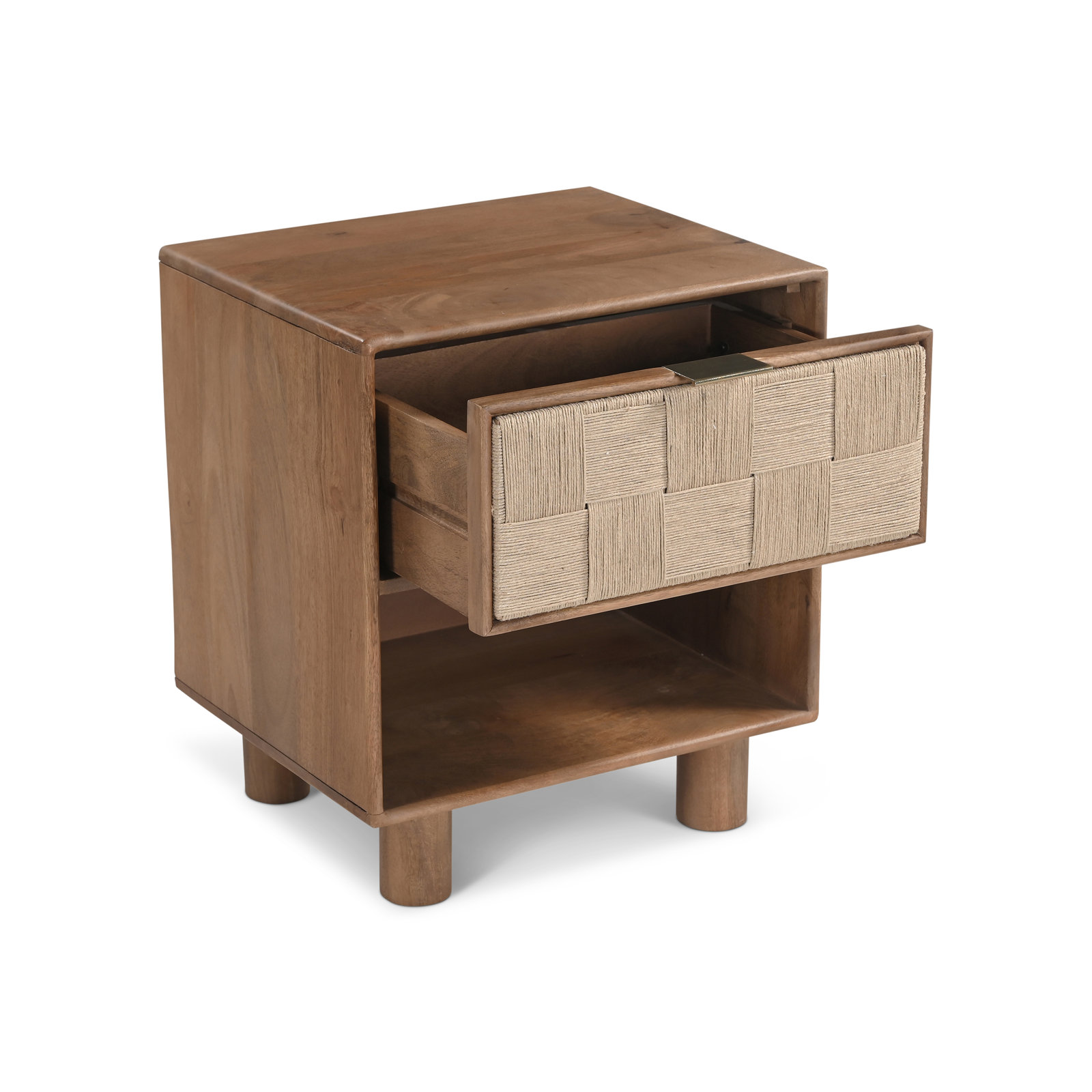 2-Shelf Mango Nightstand