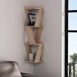 Wall corner shelves 2 pcs Sonoma Gray 40x40x50 cm wood, decoration