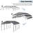 12X 20 Ft Heavy Duty Carport,Galvanized Steel Patio Gazebo