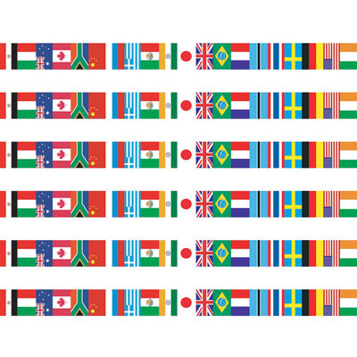 Drapeaux, bordure de projecteur
