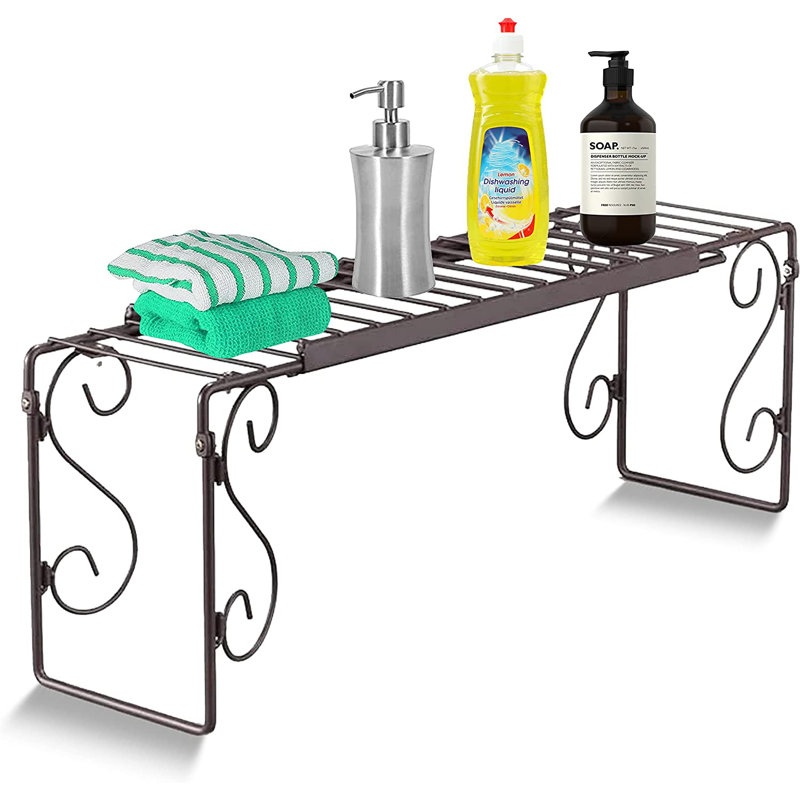 Adjustable Over The Sink Dish Rack, Bronze