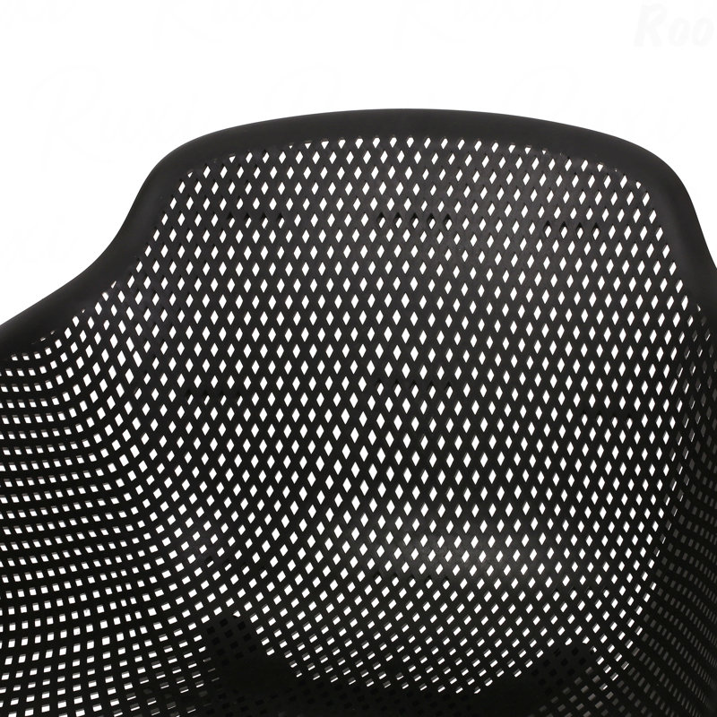 Chaise de patio Lotus, Noir