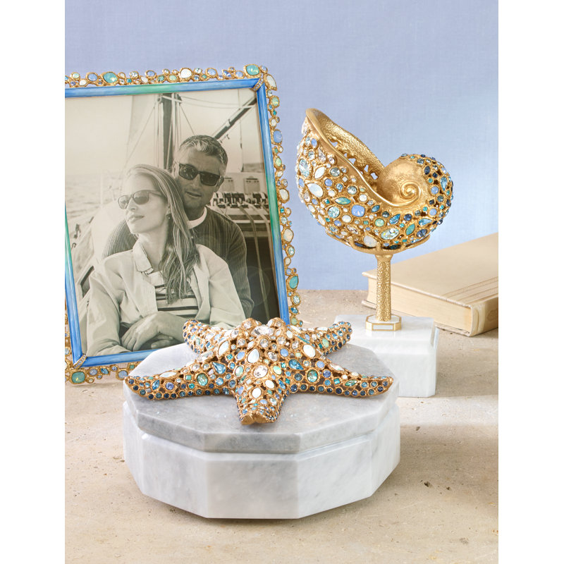 Channing Nautilus Shell with Marble Base