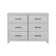 Commode double 6 tiroirs Walter