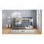Lit superposé double avec 4 tiroirs et 3 tablettes - gris-338304190-338304185