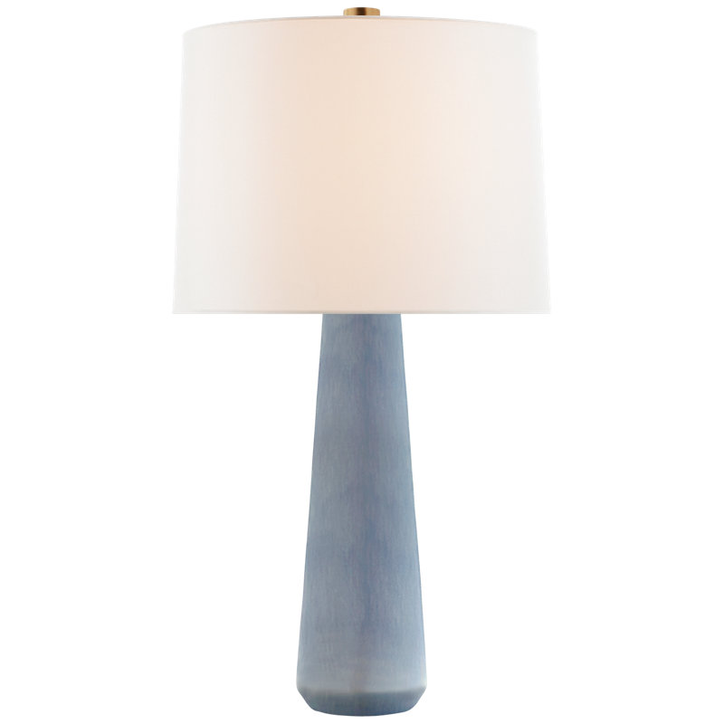 Barbara Barry Athens Large Table Lamp, Polar Blue Crackle