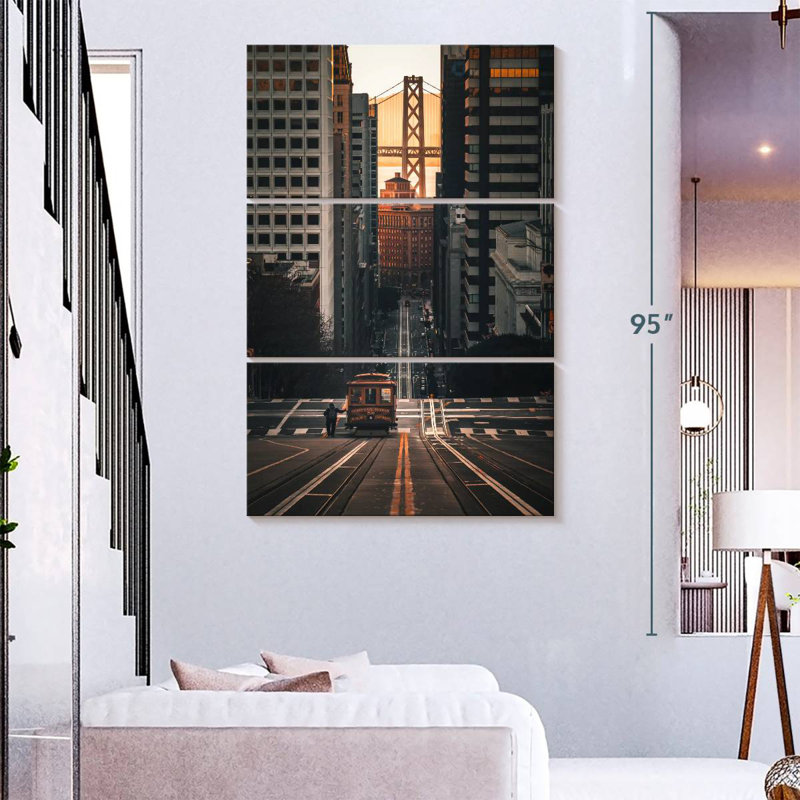 Nicci Cable Car In San Francisco, 57" H x 36" W