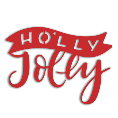 4'' Metal Holiday Shaped Ornament