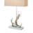Captivating Coastal Blue Resin Anchor Table Lamps with Rustic Rope Accents, Set of 2, 28-Inch Nautical Style with Soft Linen Shades and 3-Way Switch for Custom Ambient Lighting