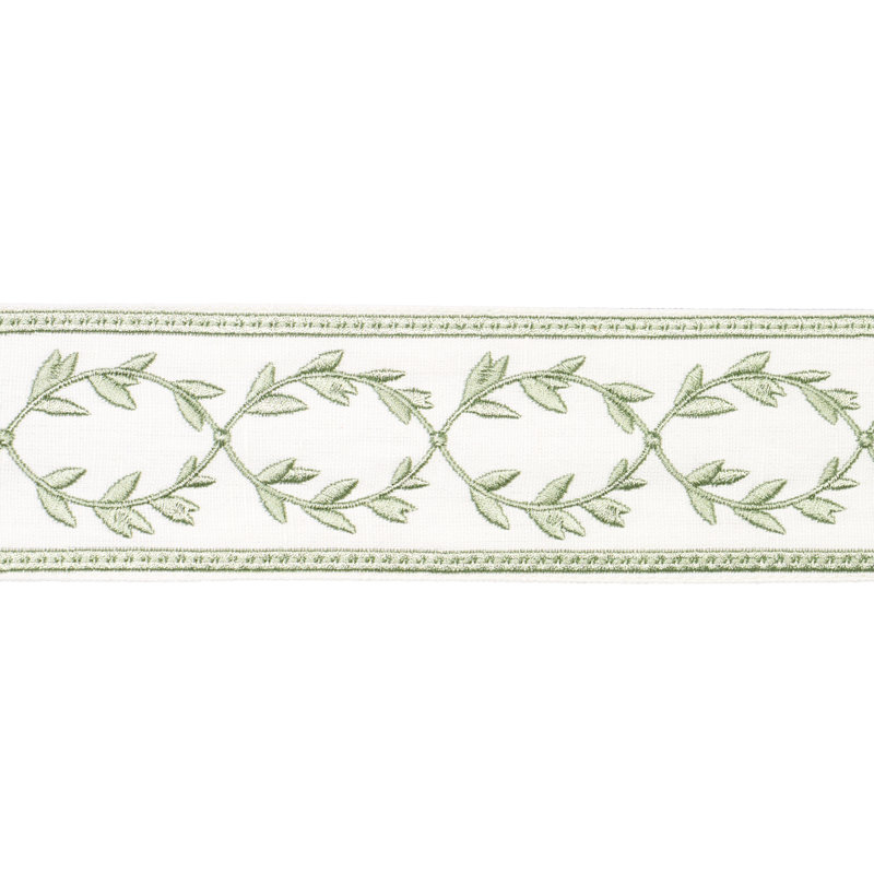 Schumacher X Paloma Contreras Maison Vine Trim, Celadon