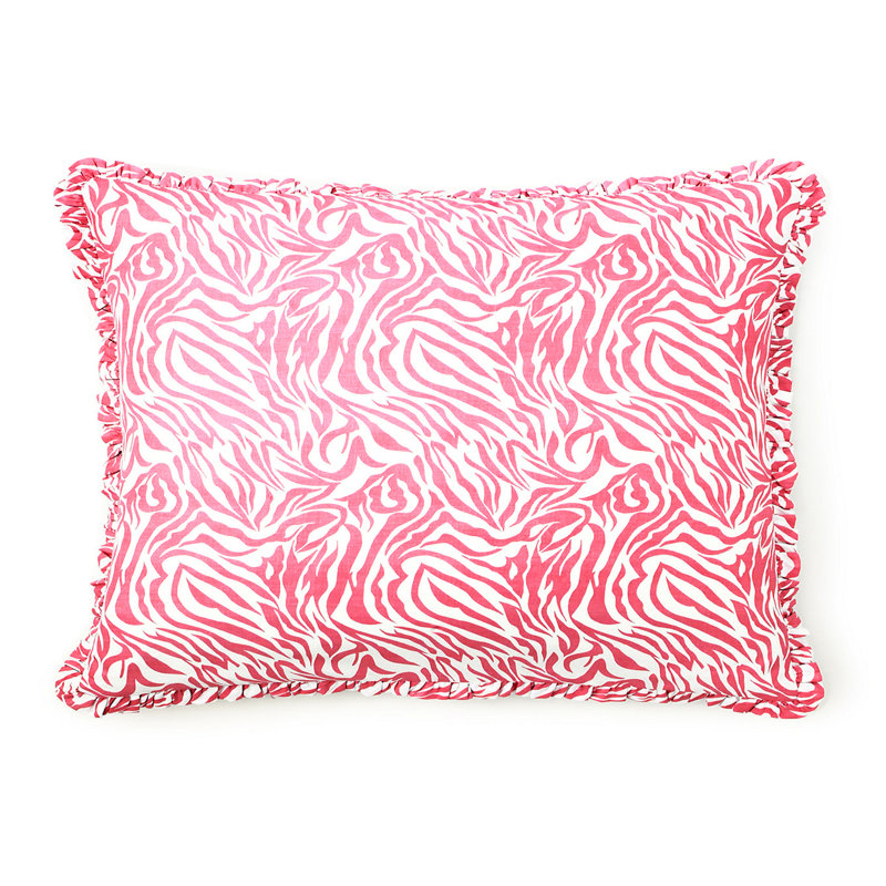 Bani Polyester Animal Print Sham - Standard, Standard, Violet