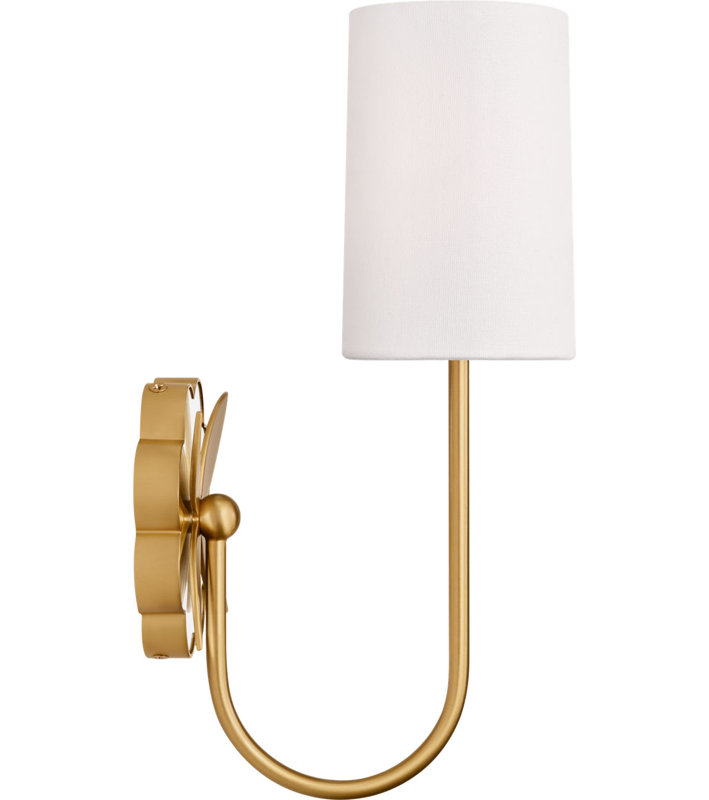 Spencer 14 Sconce, Burnished Brass
