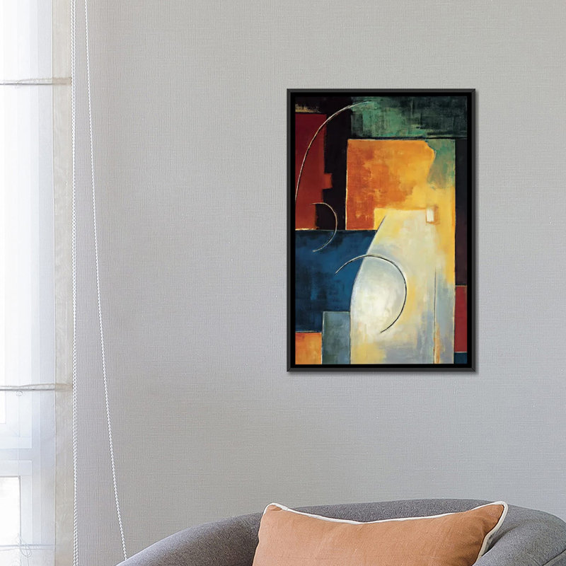«In the Mix II», reproduction d'art sur toile, H 26 po x l 18 po x P 1,5 po, Toile avec cadre noir, Pas de tapis