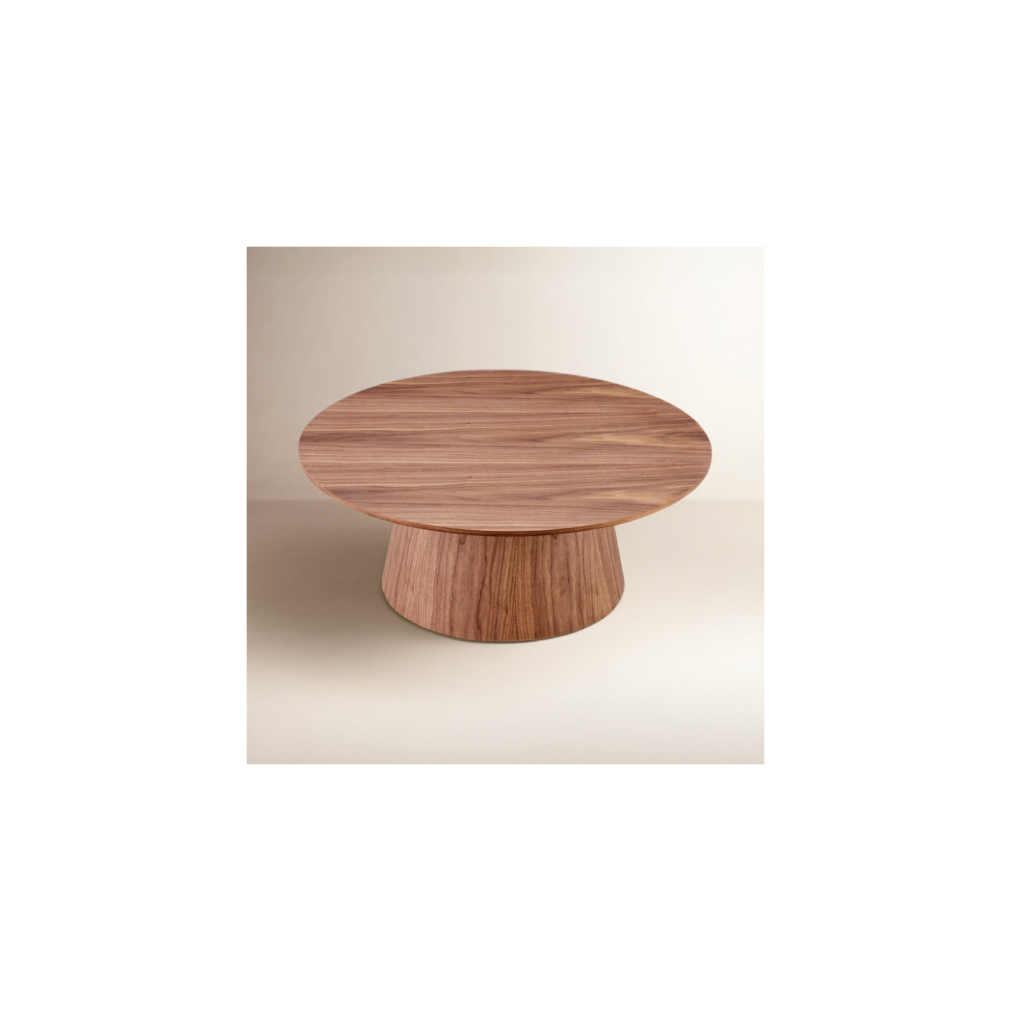 Adara Round Coffee Table, American Walnut