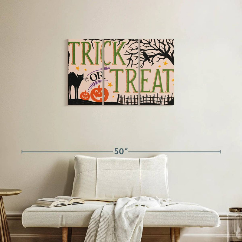 Lelend Halloween Night Color, 20" H x 33" W