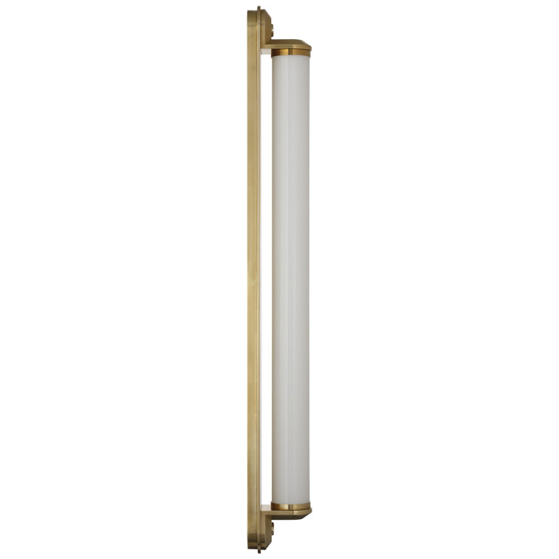 Ralph Lauren Belgrave 32" Linear Bath Light, 32" H x 3" W x 3.75" D, Natural Brass, 2100 W