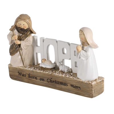 Nativity Holy Family Hope Born 3.75H