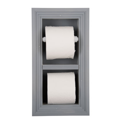 Butler Double Recessed Toilet Paper Holder