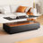 Modern Rectangular LED Lights Coffee Table With 2 Drawers In 47.2"-814363949