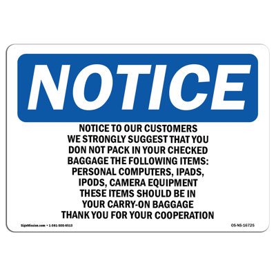 Notice Sign
