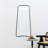 Iristine Metal Asymmetrical Mirror