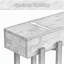 Tablette de présentation de bureau, console de style moderne, longue table de canapé-424143477