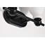 Meuble-lavabo 2 lumières Loletta - noir mat avec verre blanc satiné