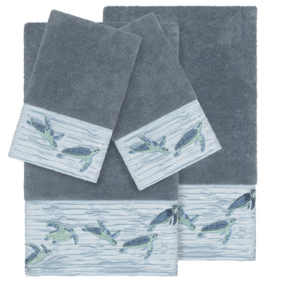 Mia 4 Piece Turkish Cotton Towel Set
