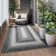 Machine Washable Area Rugs with Non-Slip Backing for Hallway Living Room Bedroom Kitchen and Laundry Room Vintage Carpet Low Pile Rug