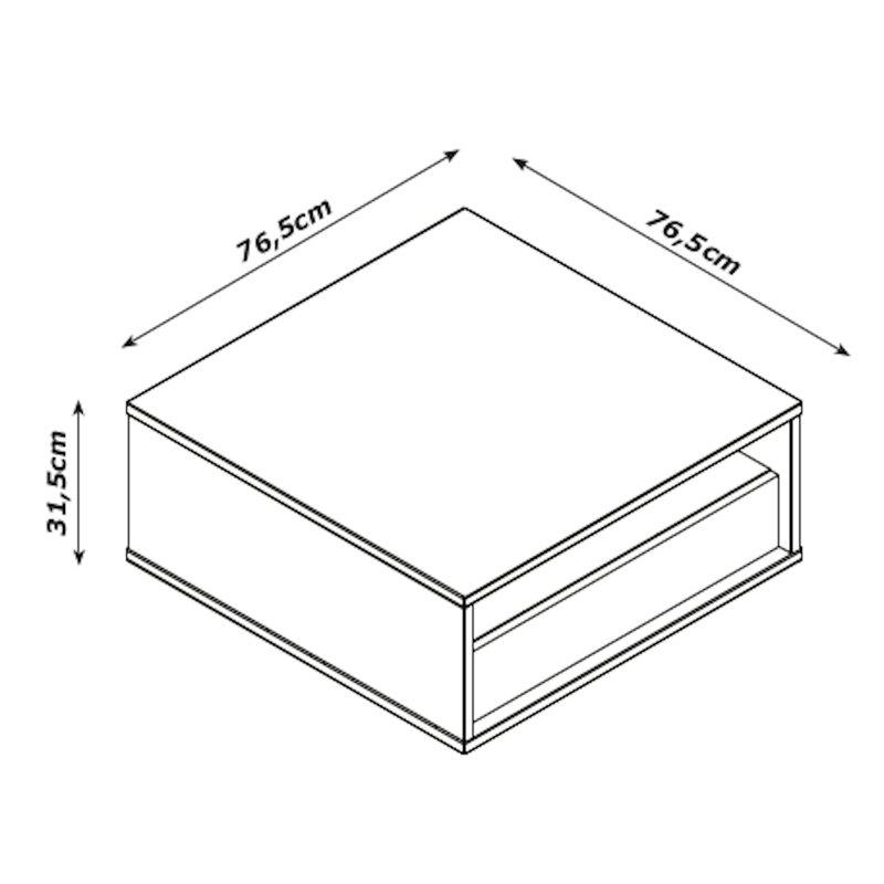 Interni Coffee Table with Storage