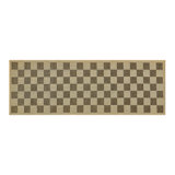 Black Check 5' X 8' Indoor/Outdoor Rug