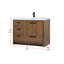 Ensemble de meuble-lavabo simple 42 po Southmead-1687107040
