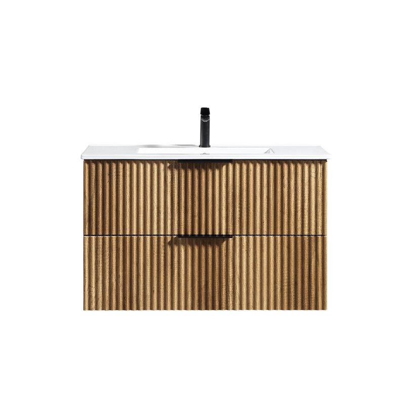 Meuble-lavabo de 30 po avec lavabo en céramique et 2 tiroirs, 29