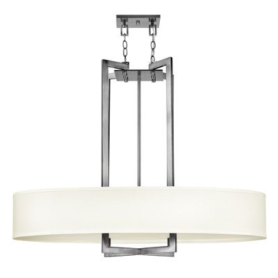 Lustre tambour simple à 4 lumières Hampton